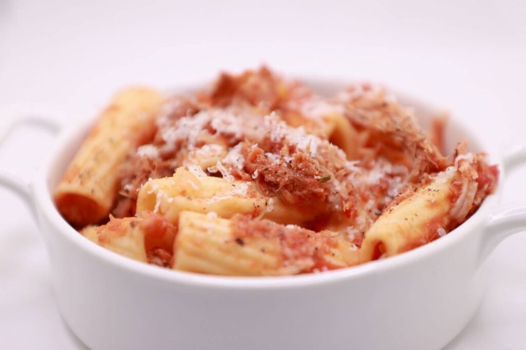 Shredded Pork Shoulder Rigatoni Recipe
