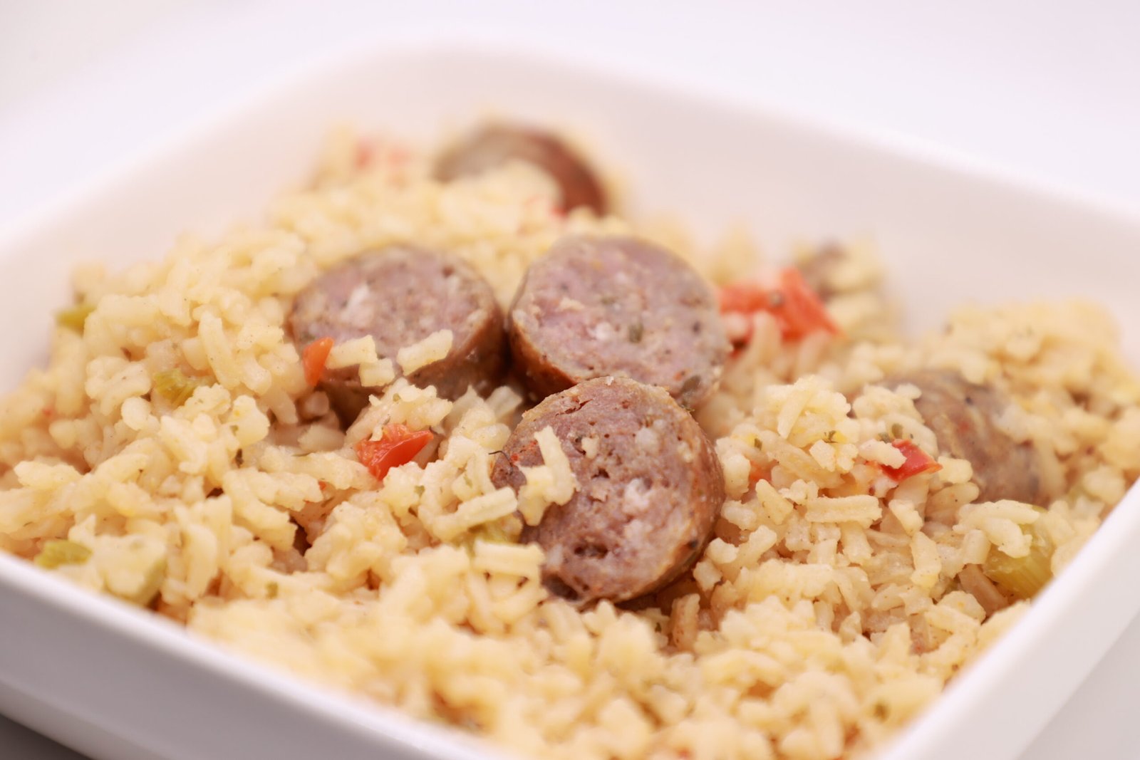 Cajun sausage and rice
