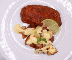 Easiest Salsa Peach Crockpot Chicken