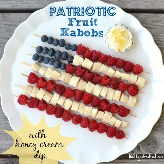 4TH of July Fruit Kabobs