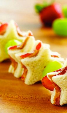 Star Shaped Sandwiches