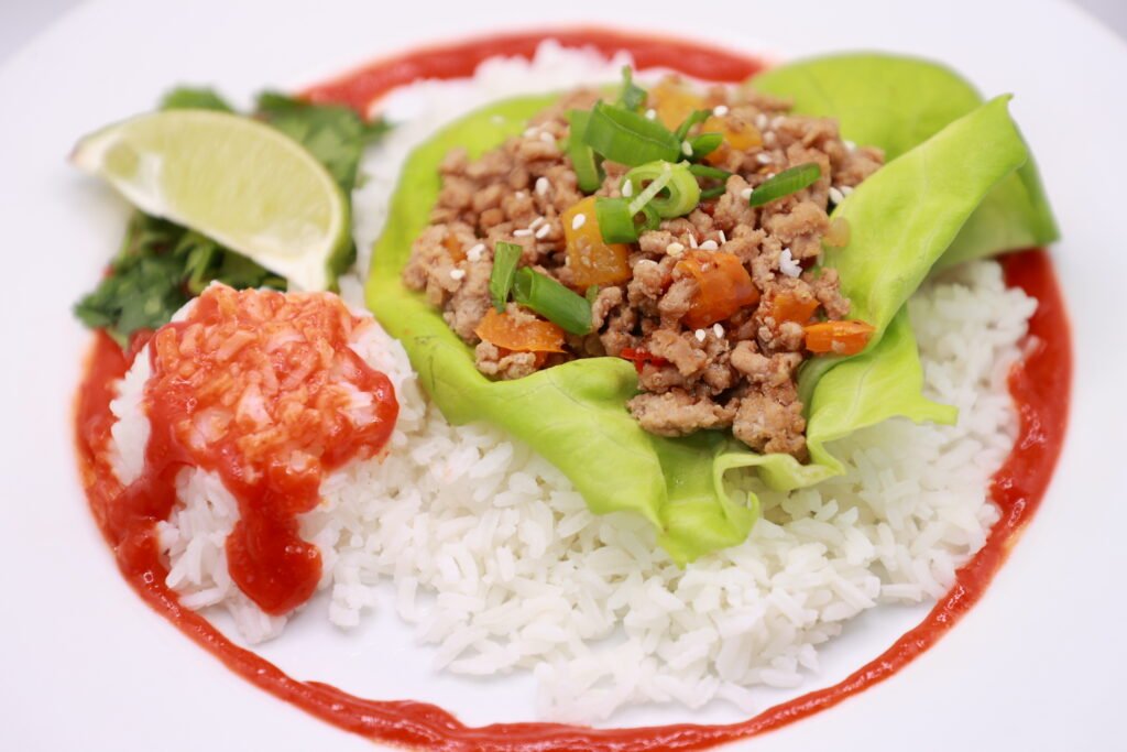 KETO Low-Carb Asian Lettuce Wraps