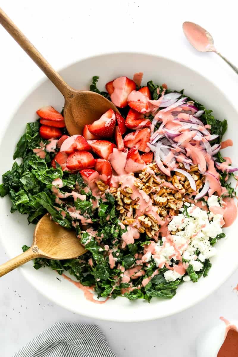 Kale Strawberry Salad