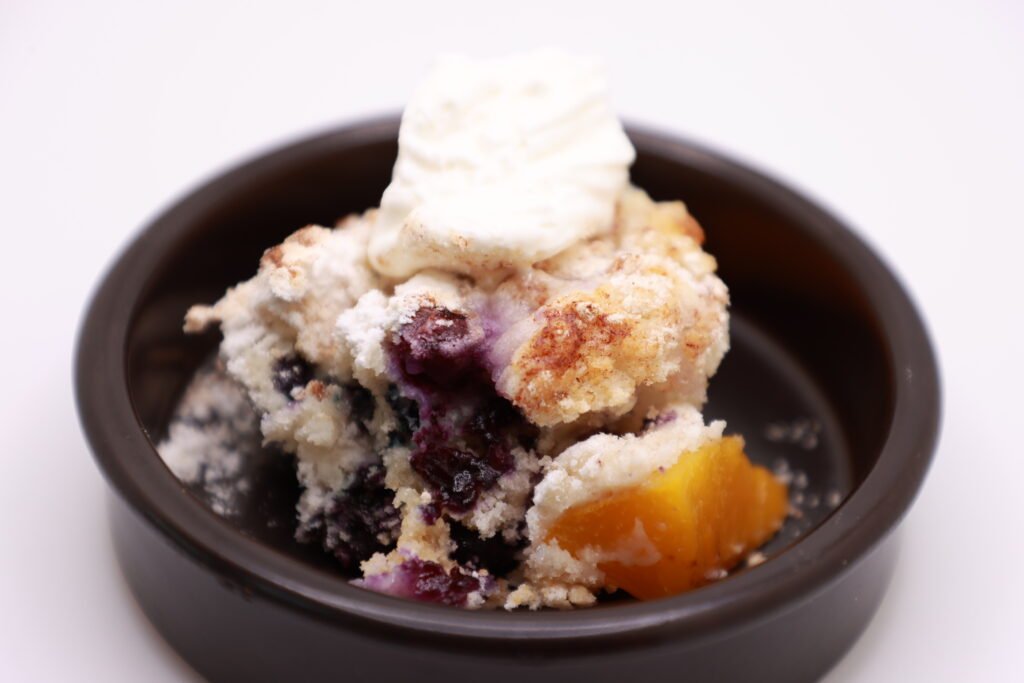 Blueberry Peach Dump Cake