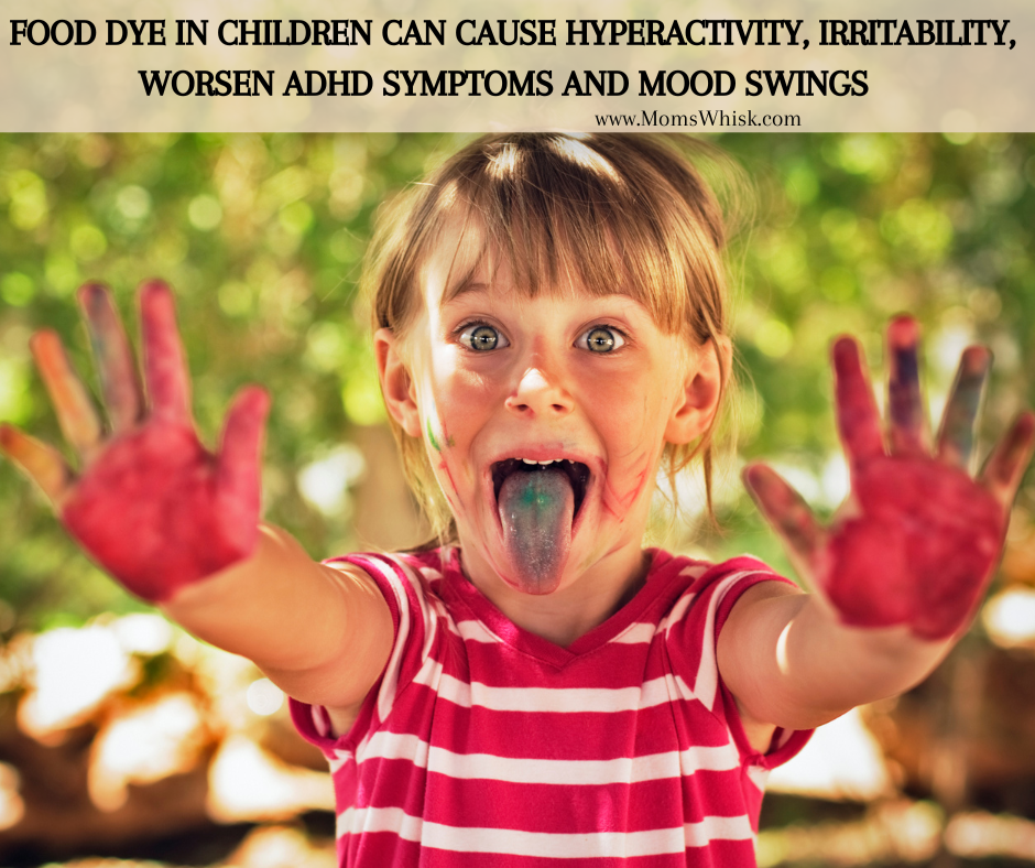 What does food dye do to kids