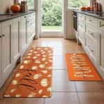 Fall-themed Kitchen Mats