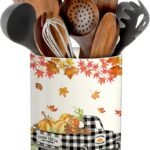 Pumpkin Truck Utensil Holder