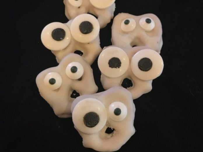 Ghost Pretzels